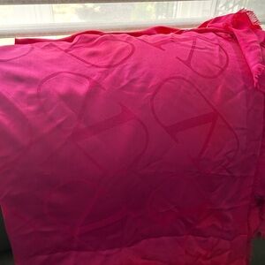 Valentino Vibrant Pink Scarf